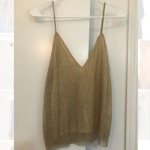 Gold shimmer tank